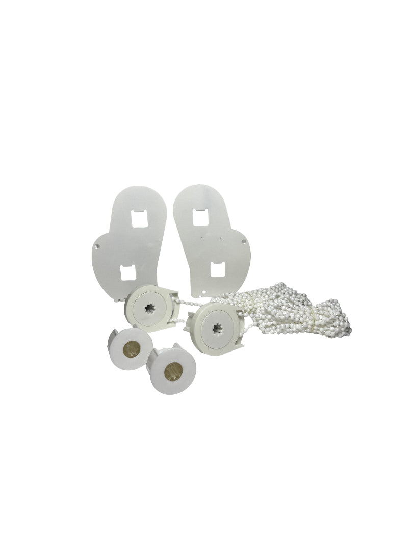 MECANISMO CENEFA OVALADA DOBLE  - BLANCO